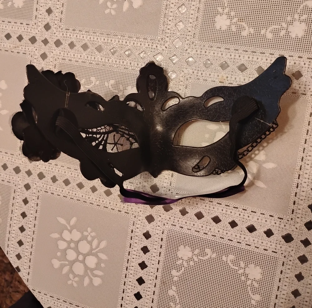 🆕 Silver Steampunk Eye Half Mask, New
